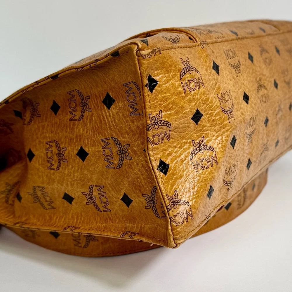 Vintage MCM Viestos Heritage Shopper‎ Tote EUC